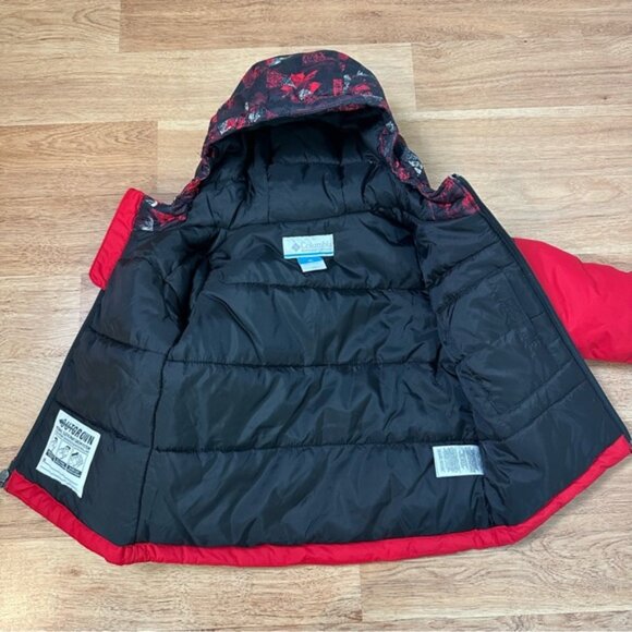 Columbia Toddler Boys Lightning Lift Printed Winter Coat Jacket Size 3 T - Picture 9 of 16